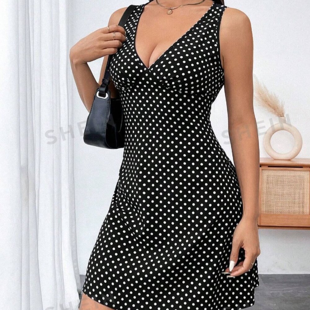 NIB - Women's Polka Dot Mini Dress
